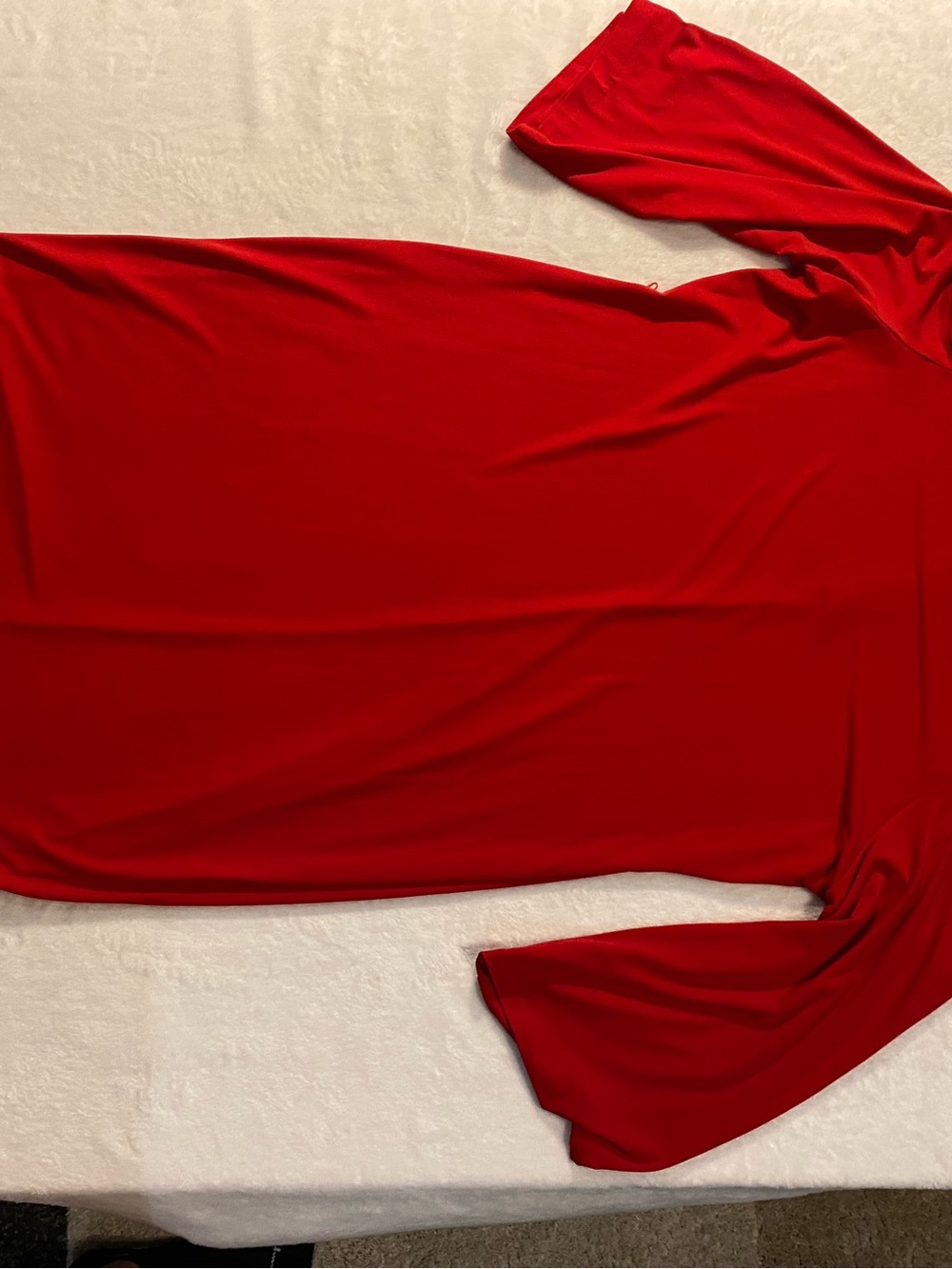 Calvin Klein Vibrant Red Zip-Back Dress